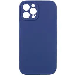 Чохол Epik Silicone Case Full Camera Protective AA NO LOGO для Apple iPhone 12 Pro 6.1 Синій/Deep navy
