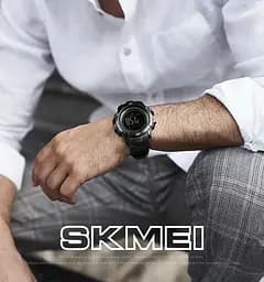 Чоловічий спортивний годинник Skmei 1475 Чорний - мініатюра 10