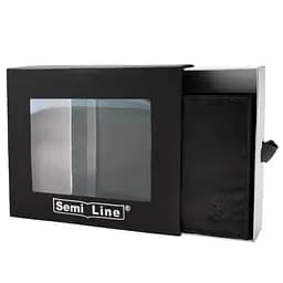 Портмоне чоловіче шкіряне Semi Line RFID Black (P8276-0) - мініатюра 4