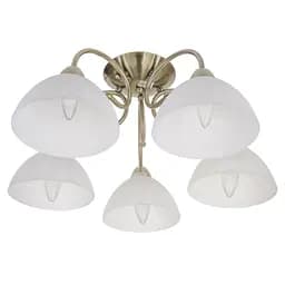 Люстра потолочная Brille классическая E14 60W BZ (LK-179C/5)