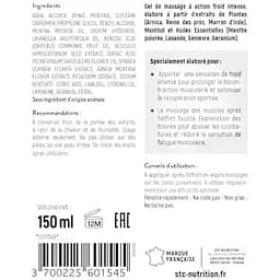 Гель для тіла STC Nutrition Gel Cryo Defatigant розслаблюючий 150 мл - мініатюра 4
