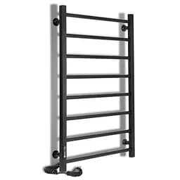 Электрический полотенцесушитель Laris Зебра Альфа ЧФЧ8 400x800 Е левый R3 73207672, Черный матовый, Левое, Электронный