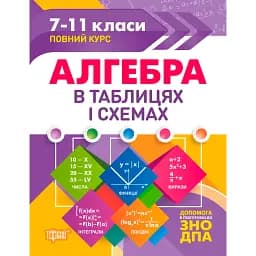 Таблиці та схеми. Алгебра в таблицях і схемах. 7-11 класи, до ДПА, ЗНО - Олександр Роганін