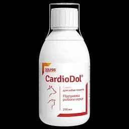 Вітамінно-мінеральна добавка Dolfos CardioDol для підтримки серця собак та котів 250 мл (1216-25)