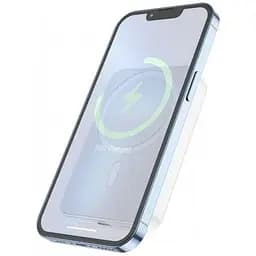 Бездротовий зовнішній акумулятор Borofone BJ25 Plus Reach магнітний 10000mAh білий 6941991105326 - мініатюра 4