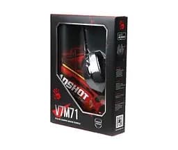 Комплект: мишка + килимок A4-Tech Bloody V7M71 Black - мініатюра 4