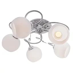 Люстра стельова Brille в спальню E27 60W CH (LK-592C/5) - мініатюра 2