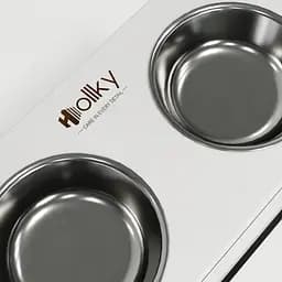 Hollky Base XL40 — миски на підставці для великих собак (2 × 1,8 л, висота 40 см) - мініатюра 7
