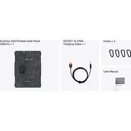 Портативна сонячна панель EcoFlow 45W Solar Panel (EFSOLAR45-TYPE-C) EU [158937] - мініатюра 6