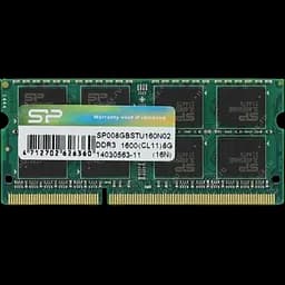 Оперативна пам'ять Silicon Power 8GB SODIMM DDR3 1600MHz (SP008GBSTU160N02)