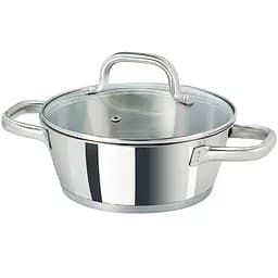 Кастрюля Vitrinor Bon Chef, с крышкой, серебристая, 24 см, 3 л (1310113)