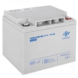 Акумулятор LogicPower LPM-MG 12V - 40 Ah AGM мультигелевий - мініатюра 2