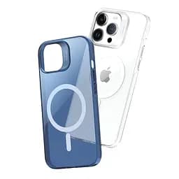 Захисний чохол Vokamo для iPhone 15 Pro Max з магнітним кільцем блакитний - мініатюра 5