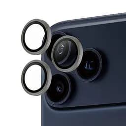 Протиударне захисне скло AR для камери Apple iPhone 17 Pro/17 Pro Max titanium , захист лінз від подряпин та ударів, лінзи на камеру з рамкою, ArmorStandart (ARM86453)