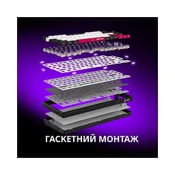 Клавіатура Lorgar KBP7075W Pro RGB Wireless/Bluetooth/USB UA Beige (LRG-KBP7075W-RT-US) - мініатюра 6