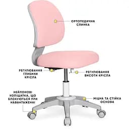 Дитяче крісло Evo-kids Limpi Pink (Y-212 KP) - мініатюра 3