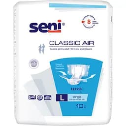 Підгузки для дорослих Seni Classic Air L 10 шт.