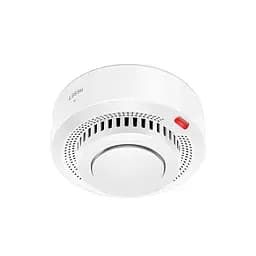 Wi-Fi датчик диму Tuya Smoke Detector з сиреною та оповіщенням на смартфон білий