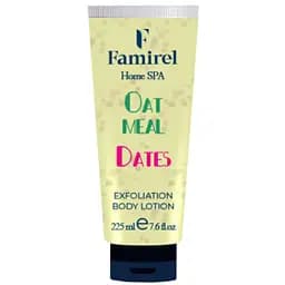 Відлущувальний лосьйон для тіла Famirel Home Spa Exfoliant Body Lotion Oatmeal & Dates Вівсянка та фініки 225 мл
