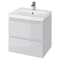 Тумба для ванної кімнати Cersanit CET В13 з умивальником Moduo 60 см Сірий UN509-051 30412