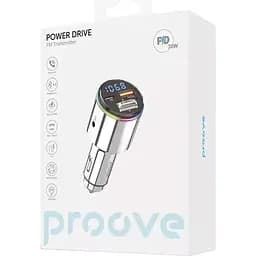 FM-трансмітер Proove FM Launcher Power Drive 30W USB-C+USB-A+AUX Silver (FMPD30110006) [138406] - мініатюра 5