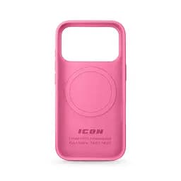 Силиконовый чехол с MagSafe для Apple iPhone 17 Pro, ICON2 MagCase, розовый, противоударный, панель с мягкой подкладкой, защита всего корпуса, поддержка беспроводной зарядки, совместим с защитными стеклами и пленками, ArmorStandart (ARM86675) - мініатюра 2