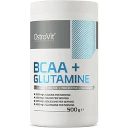 Аминокислота BCAA OstroVit BCAA + Glutamine Лимон 500 г