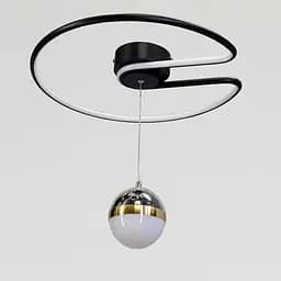 Led люстра пристільна Art 2468/480BK