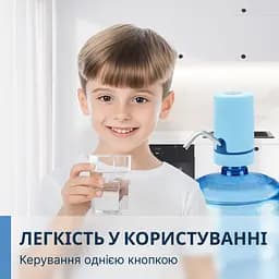 Електрична помпа для води ViO E20 з подвійним мотором, блакитна - мініатюра 7