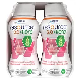 Набір ентеральне харчування Nestle Health Science Resource 2.0+Fibre зі смаком полуниці 2.4 л (3 уп. х 4 шт. х 200 мл) - мініатюра 8