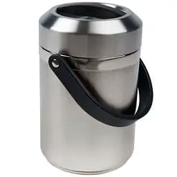 Термос для еды Supretto двухуровневый 2.6 л серебристый (91580001)