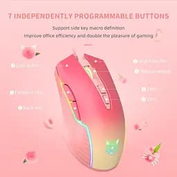 Комп'ютерна мишка Onikuma для ПК та ноутбука CW-93 Pro 6400 DPI 7 кнопок дротова USB з RGB підсвіткою - мініатюра 3