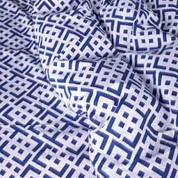 Простирадло MirSon Ranforce Elite Abstract Blue 180 x 220 см (2200013164036) - мініатюра 2