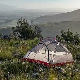 Намет двомісний Star-River 2 Updated Naturehike (NH17T012-T) з футпринтом - сіро‑червоний, Сірий - мініатюра 7