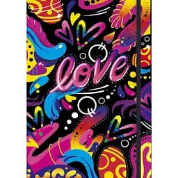 Зошит для ескізів Muse, А5, без лініювання, 80 арк., love (A5-3C-080-378)