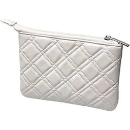 Косметичка Titania глянцевая 19x2x13 см белая (7764)