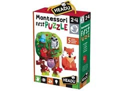 Настольная игра Headu Мой первый пазл Монтессори. Лес (First Puzzle Montessori. The Forest) (IT20133)