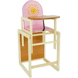 Стульчик и столик для кормления из кожзама Мася №2032