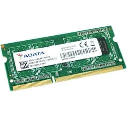 Оперативна пам'ять для ноутбука A-DATA SO-DIMM DDR3L 4GB 1600MHz PC3L-12800 1Rx8 Б/В