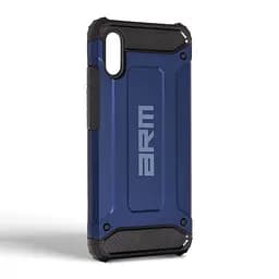 Чехол для Xiaomi Redmi 9A, Panzer, синий, противоударный, бронированный, милитари, панель-накладка, защита всего корпуса, защита дисплея и камеры, термополиуретан (TPU) + поликарбонат (PC), ArmorStandart (ARM70815) - мініатюра 2