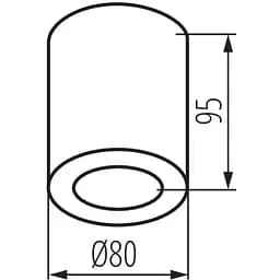 Cвітильник точковий Kanlux Sani IP44 DSO-B  декоративний (29240) - мініатюра 5
