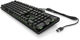 Клавіатура механічна Pavilion Gaming 550, 104key, Red Hybrid Switch, USB-A, EN/RU, RGB, чорний HP teh0013877 - мініатюра 3