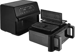 Sencor Мультипіч Sencor Dual Vita Fryer, 2700Вт, чаша-4.5+4.5л, сенсорне керув., 2 чаші, гриль, пластик, чорний - мініатюра 5