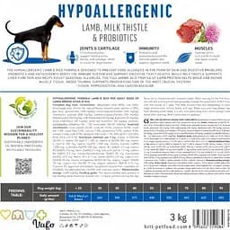 Сухий корм Brit Care Dog Hypoallergenic Adult Large Breed для собак великих порід, гіпоалергенний з ягням, - мініатюра 8
