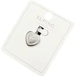 Жіночий кулон-підвіска Xuping Серце з кристалами з медичного золота з покриттям справжнім золотом 18K