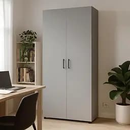 Шафа закрита з полицями ОП-905 Orange-Line 900х500х2000 Сіра мишка - мініатюра 3