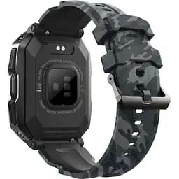 Смарт-годинник Uwatch C20 Black Camouflage (два ремінці) - мініатюра 2