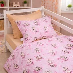 Підковдра бязь MirSon Kids Time Tiny Giraffes pink 110х140 см (2200012572955) - мініатюра 5