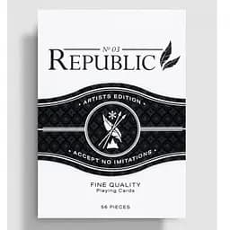 Карти гральні Cartamundi Black Republics Deck - Artist Edition (deck black) (PC_ELBRDAE)