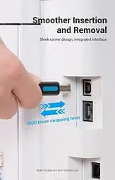 Кабель Vention 0.5м Type-C - USB Type-B 2.0 5V/2A 480 Мбіт/с USB-C на USB-B для Принтера Чорний (CQUBD) - мініатюра 8